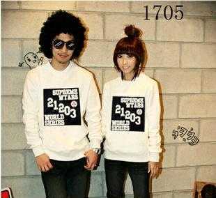 批發(fā)情侶裝 加盟供應(yīng)a1b1夢(mèng)相隨情侶加絨衛(wèi)衣1