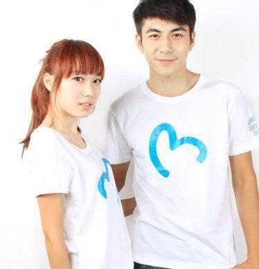 春夏新款情侶服裝批發(fā)t恤情侶裝 特價(jià)韓版夏天情侶裝短袖t恤0