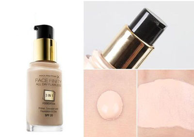 1、三合一恒久無暇粉底液