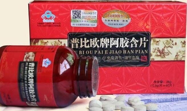 普比歐牌阿膠含片